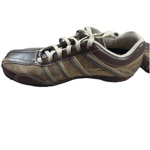 Y2K Skechers Leather Casual Sneakers Men's Size 13 Brown Classic 60449